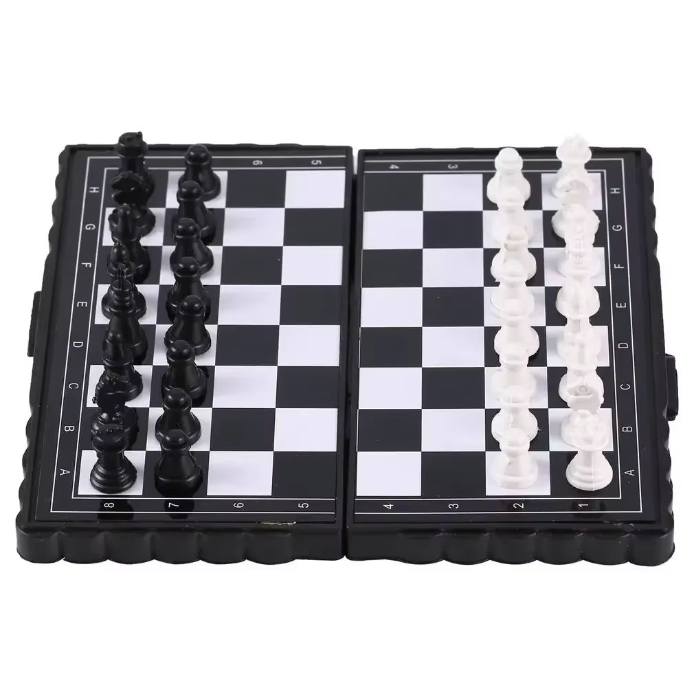 Outdoor Toys For Kids - 1Pc Mini Magnetic Chess Set Folding