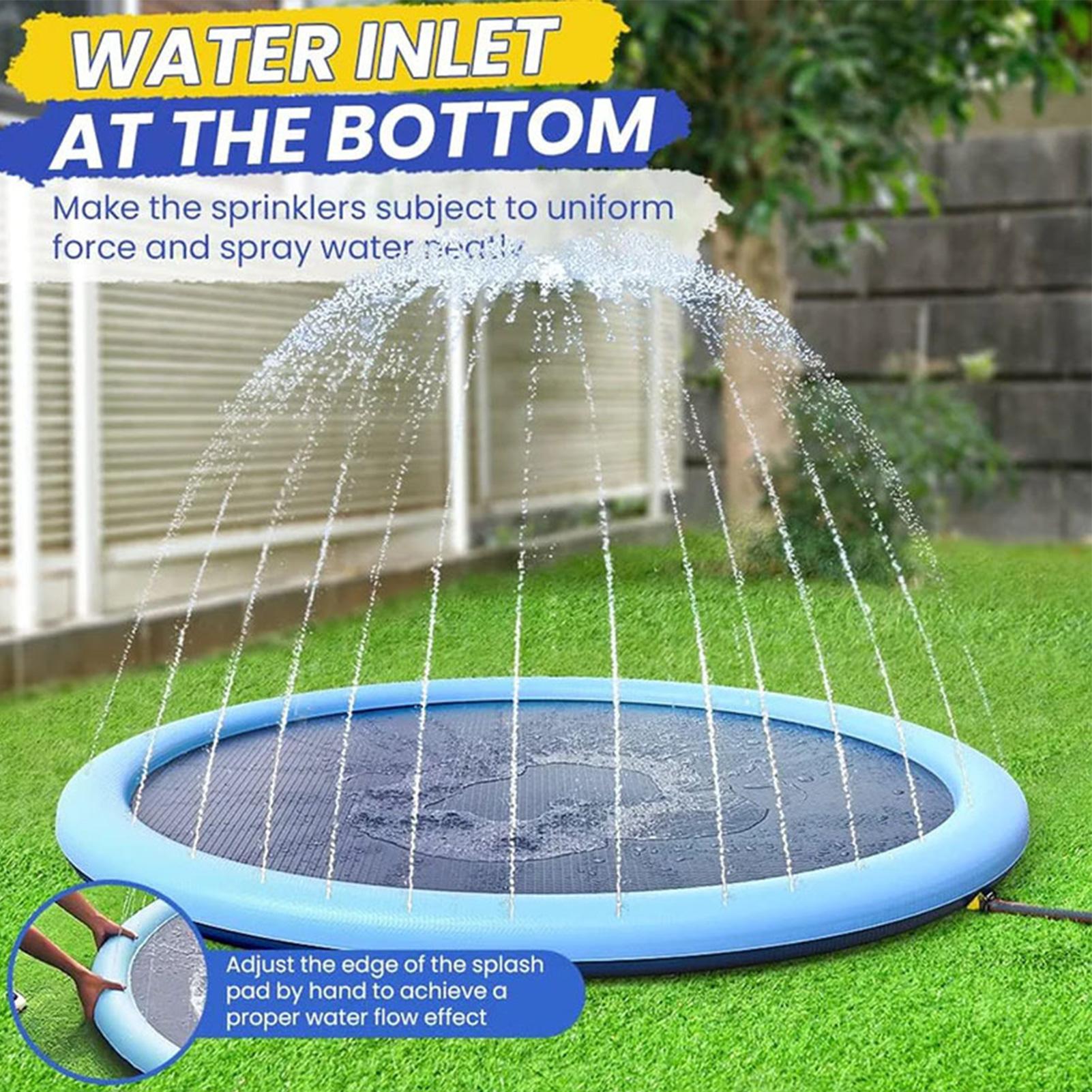 Kids Outdoor Mat - 150cm Outdoor Kids Sprinkler Play Pad