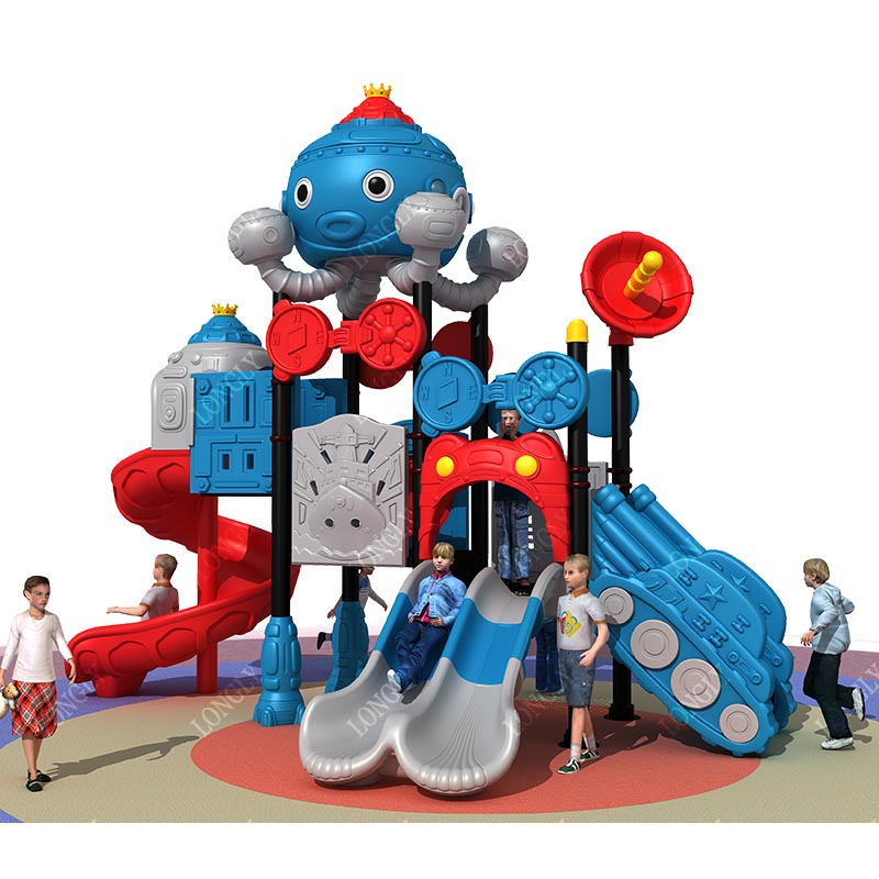 Kids Outdoor Park - China Factory Kids Plastic Slide for