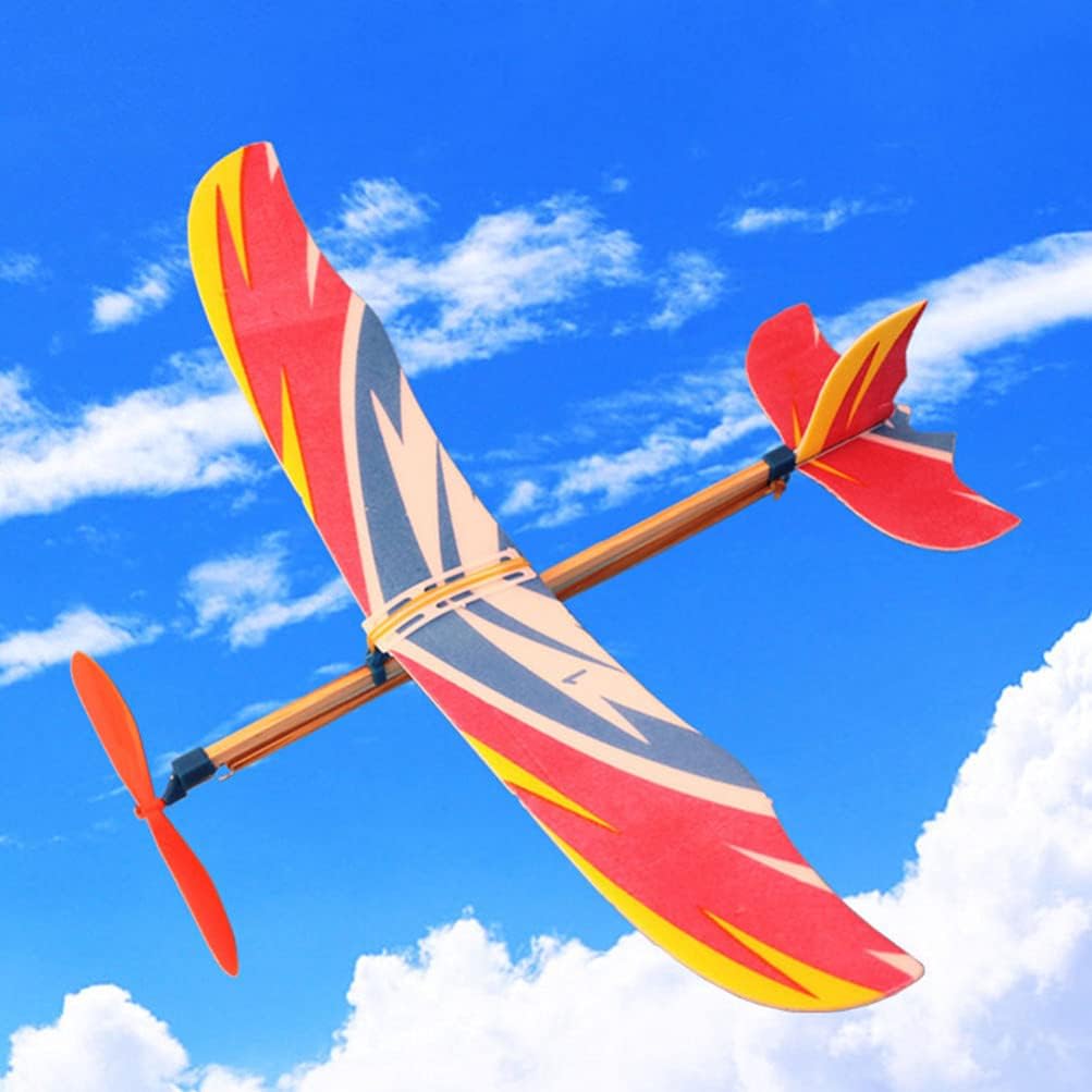 Outdoor Toys For Kids - 10PCS Airplane Model Rubber Band Powered