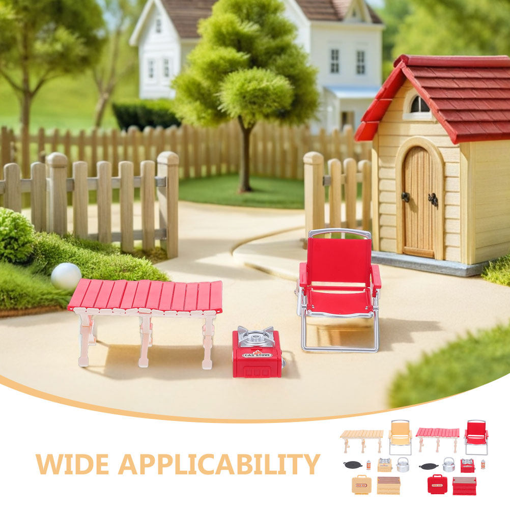 2Sets Miniature Folding Chairs - Kids Outdoor Folding Table ulasan dan harga