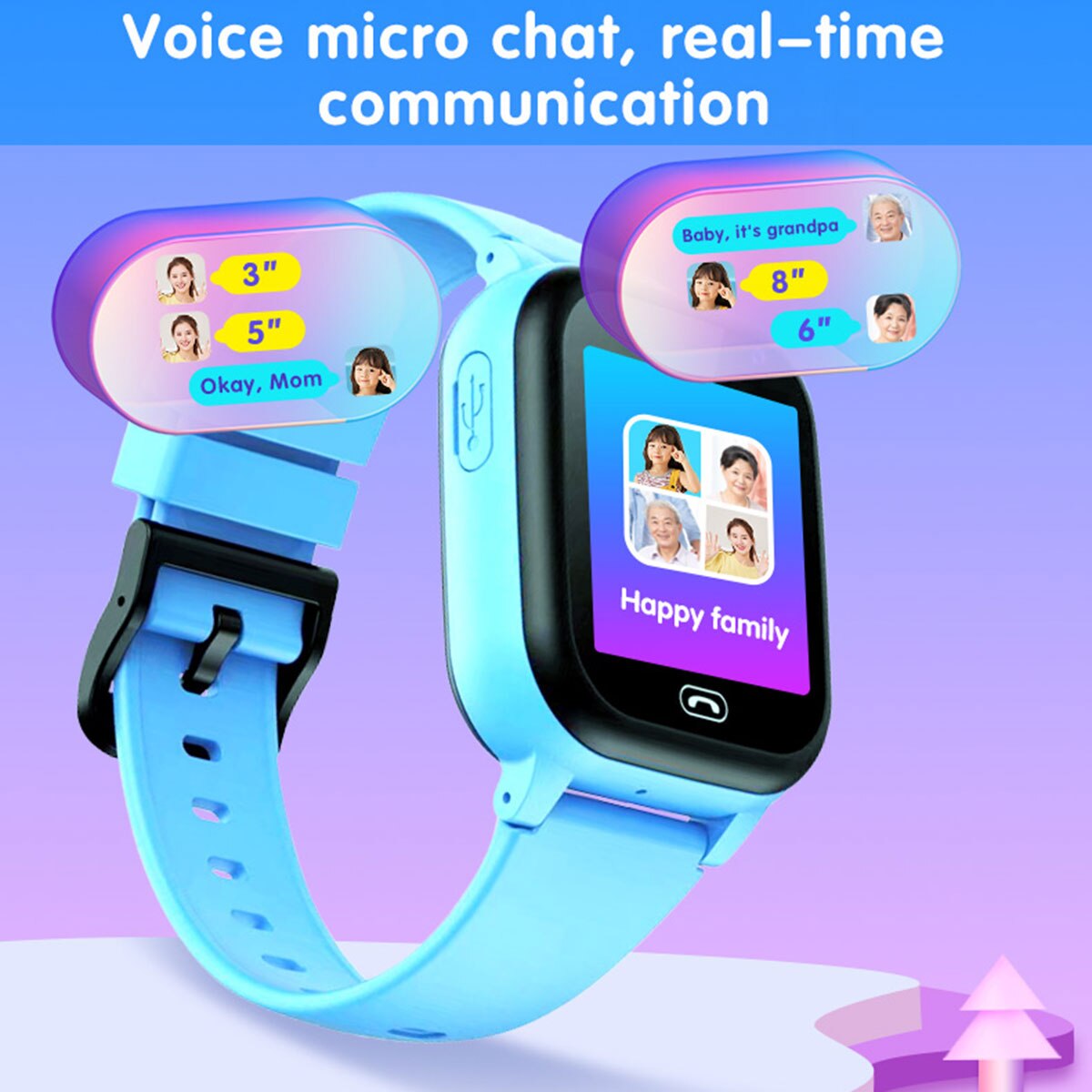 Kids Smart Watch SOS Call Outd - Kids Outdoor Wear ulasan dan harga