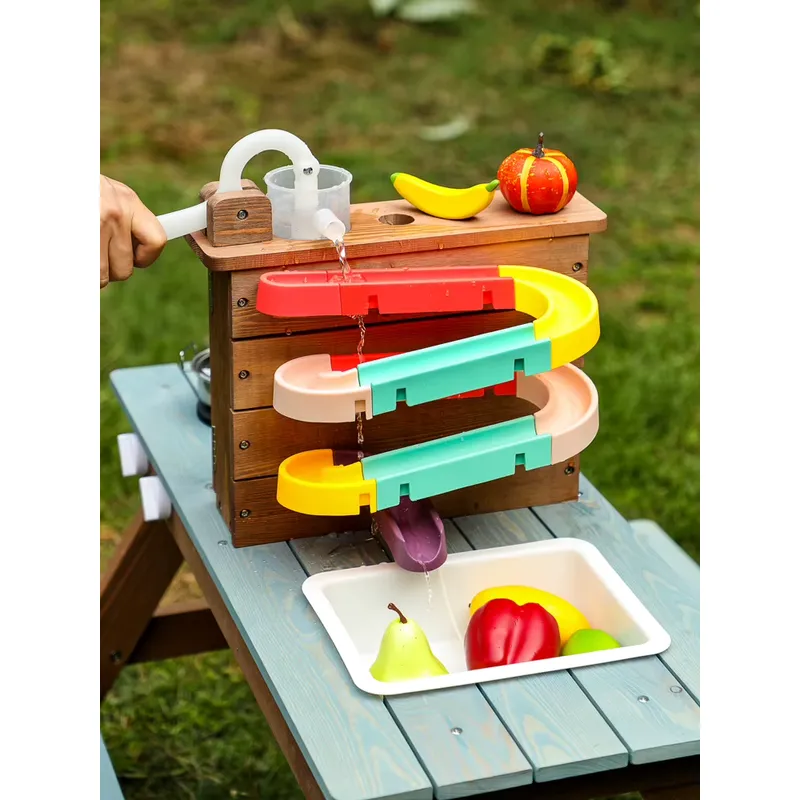COMMIKI Wooden Outdoor Game Ta - Kids Outdoor Folding Table ulasan dan harga