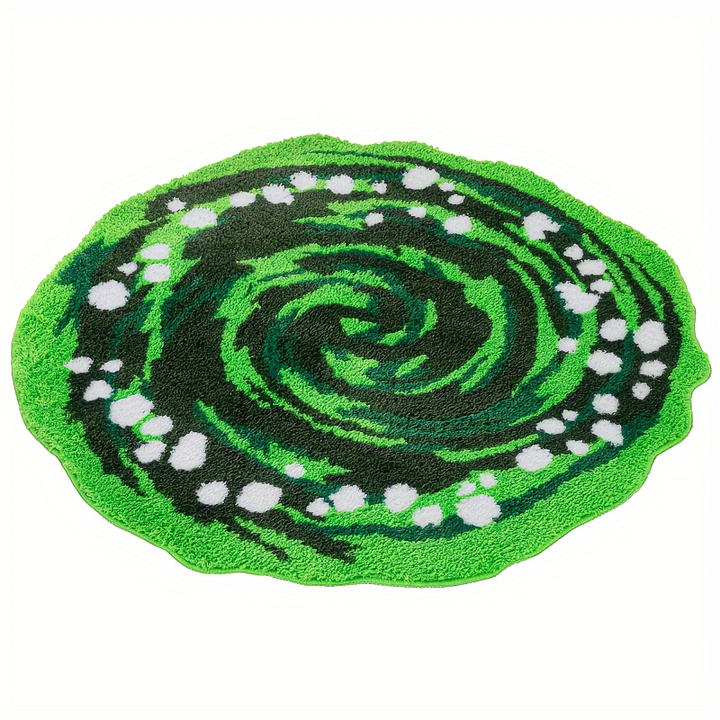 VIKAMA Green Round Plush Carpe - Kids Outdoor Folding Table ulasan dan harga