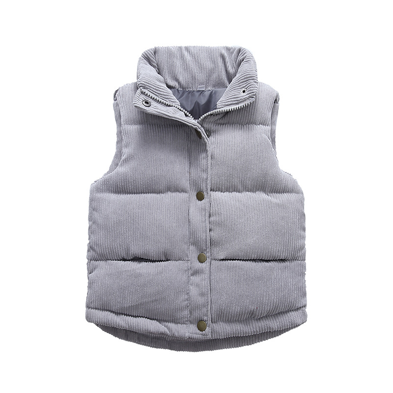Kids Boys Girls Corduroy Vests - Kids Outdoor Jacket ulasan dan harga