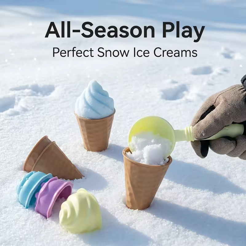 Kids Ice Cream Cone Sand Mold  - Kids Outdoor Park ulasan dan harga