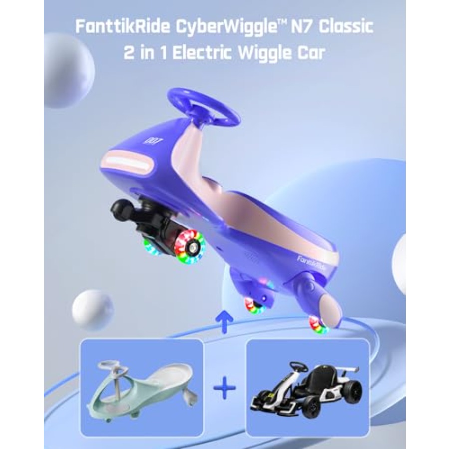 N7 Classic Electric Wiggle Car - Ride On Toy Car ulasan dan harga