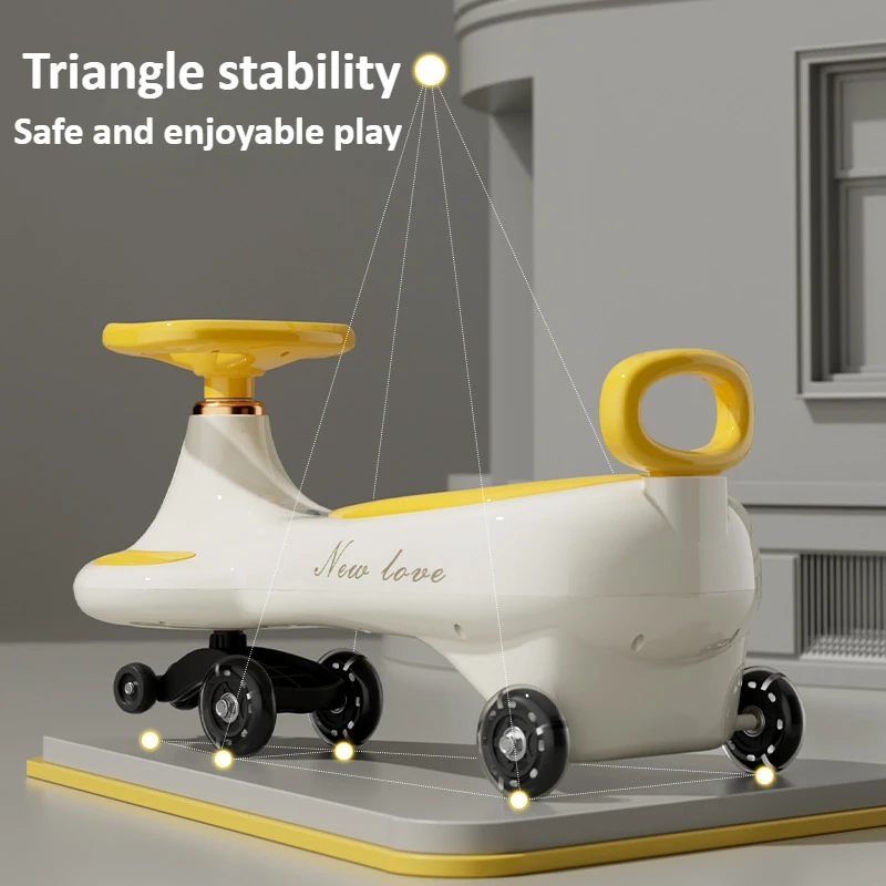 Cute Kids Swing Wiggle Car Ant - Ride On Toy Car ulasan dan harga