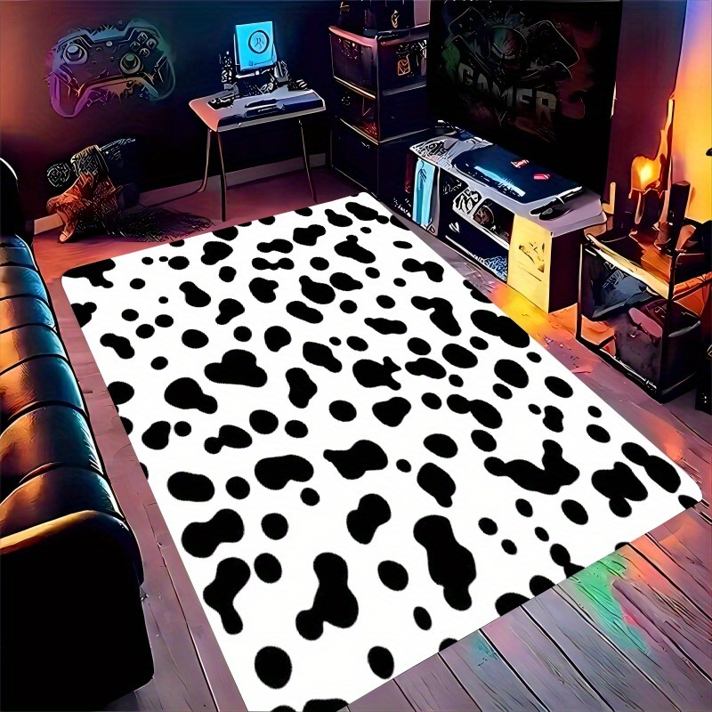 Flannel Printed Cow Print Rug  - Kids Outdoor Zone ulasan dan harga