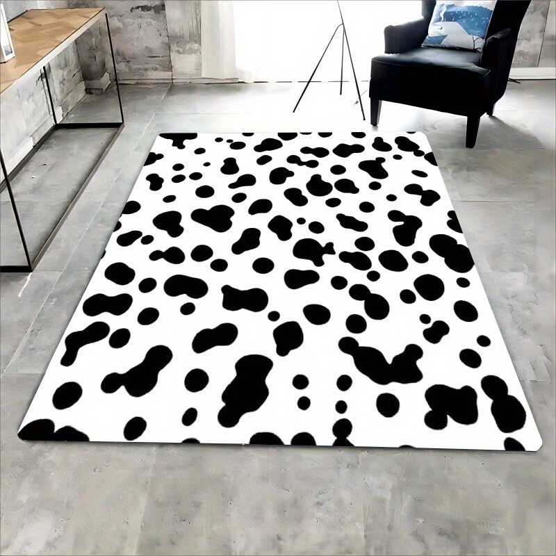Flannel Printed Cow Print Rug  - Kids Outdoor Zone ulasan dan harga