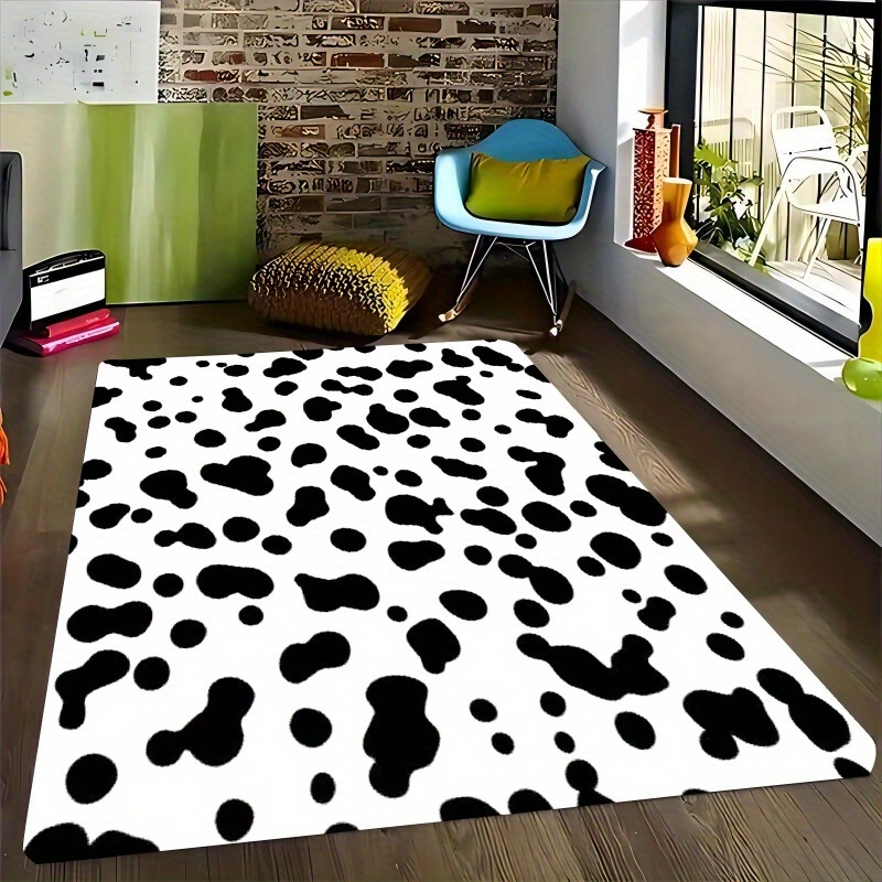 Flannel Printed Cow Print Rug  - Kids Outdoor Zone ulasan dan harga