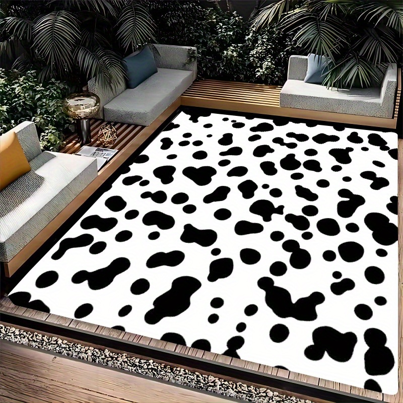 Flannel Printed Cow Print Rug  - Kids Outdoor Zone ulasan dan harga