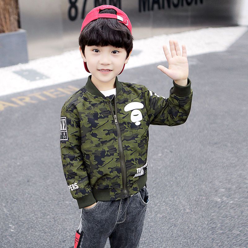 2025 New Boy's Camouflage Base - Kids Outdoor Jacket ulasan dan harga