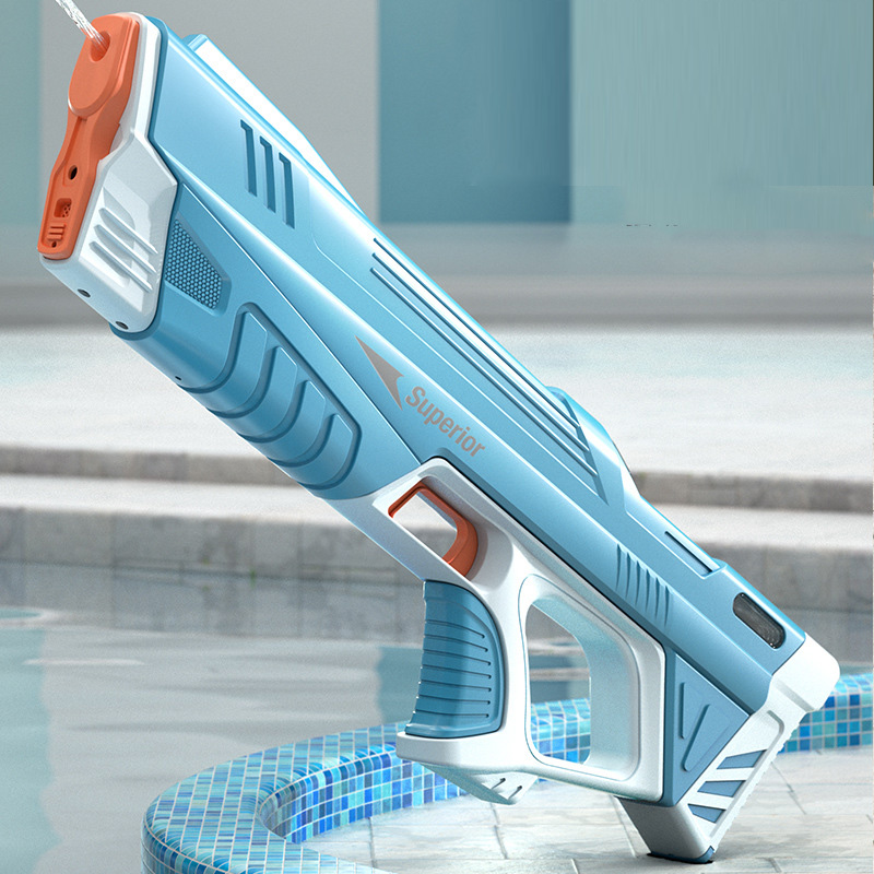 43cm Full Electric Automatic W - Water Gun Soaker ulasan dan harga