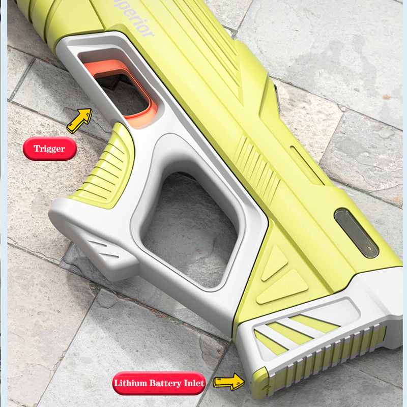 43cm Full Electric Automatic W - Water Gun Soaker ulasan dan harga