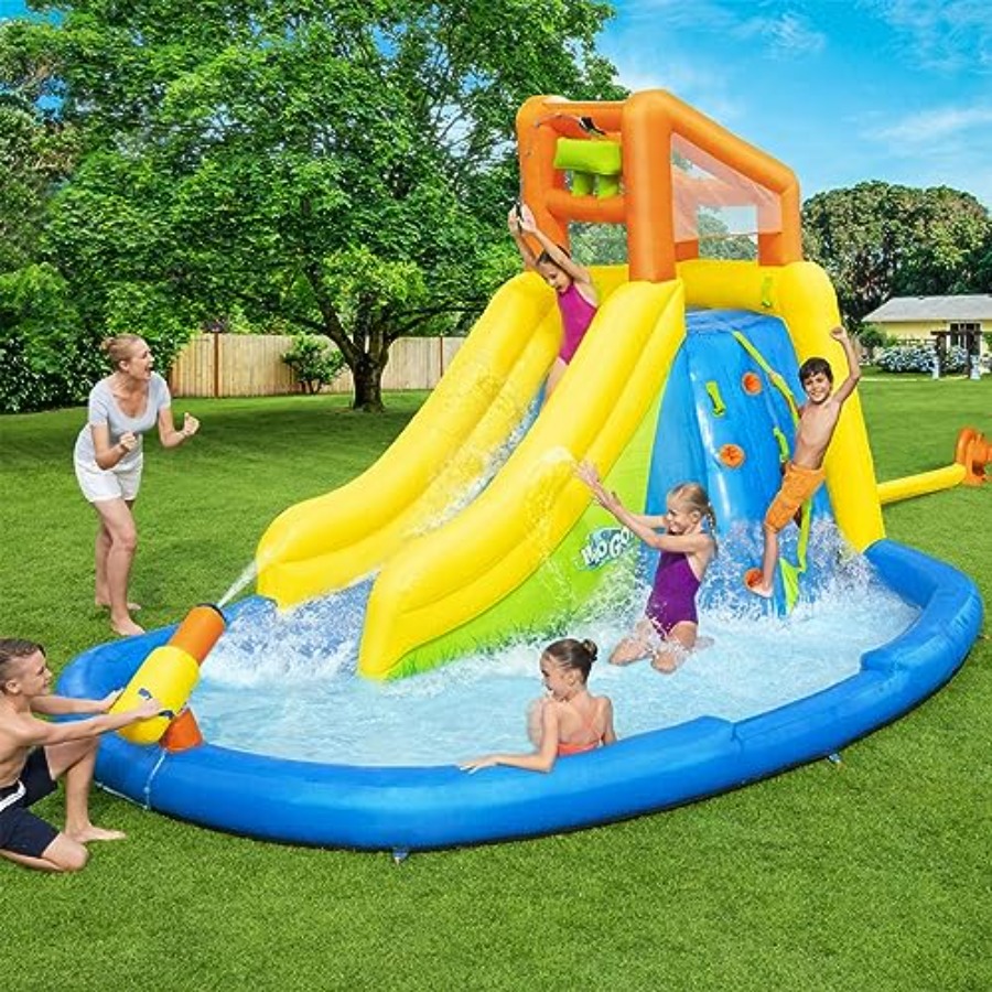 Outdoor backyard water slide f - Kids Outdoor Zone ulasan dan harga