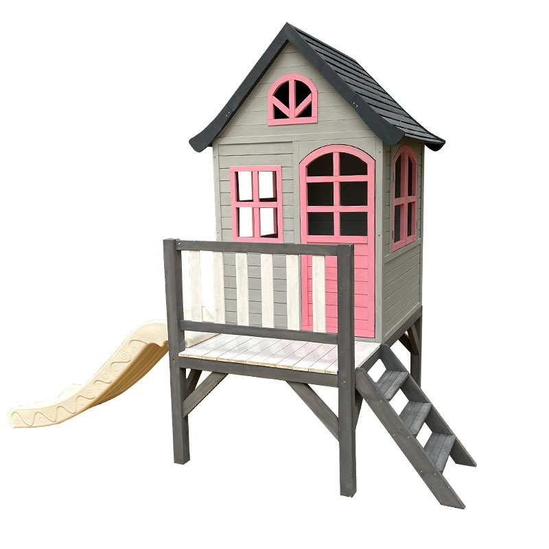 Kids log house, tree , outdoor - Kids Outdoor Doll House ulasan dan harga