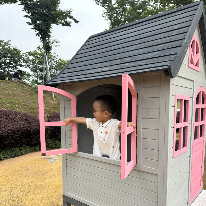 Kids log house, tree , outdoor - Kids Outdoor Doll House ulasan dan harga