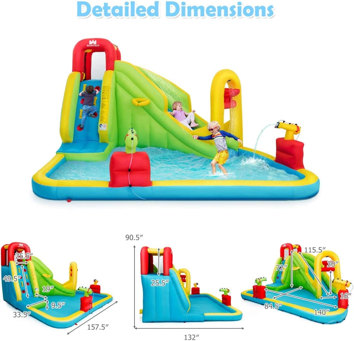 Mega Inflatable Water Park Bou - Kids Outdoor Park ulasan dan harga