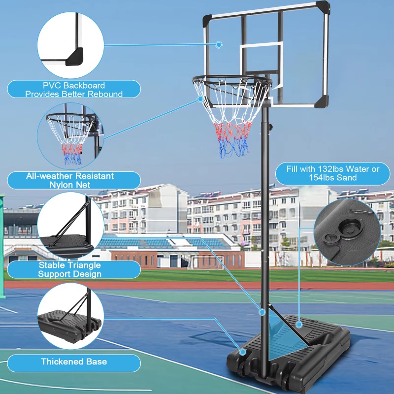 Basketball Hoop System Portabl - Basketball Hoop Outdoor ulasan dan harga