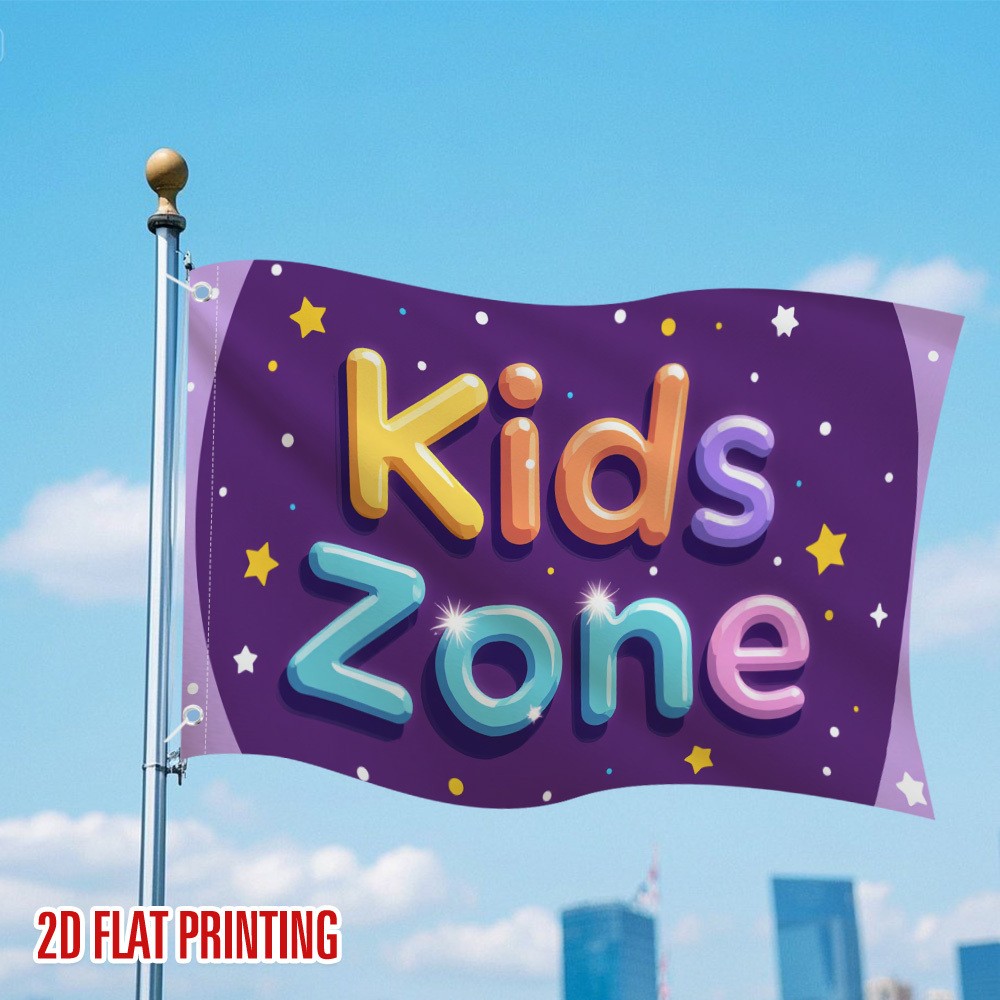 Kids Zone Garden Flag Durable  - Kids Outdoor Zone ulasan dan harga