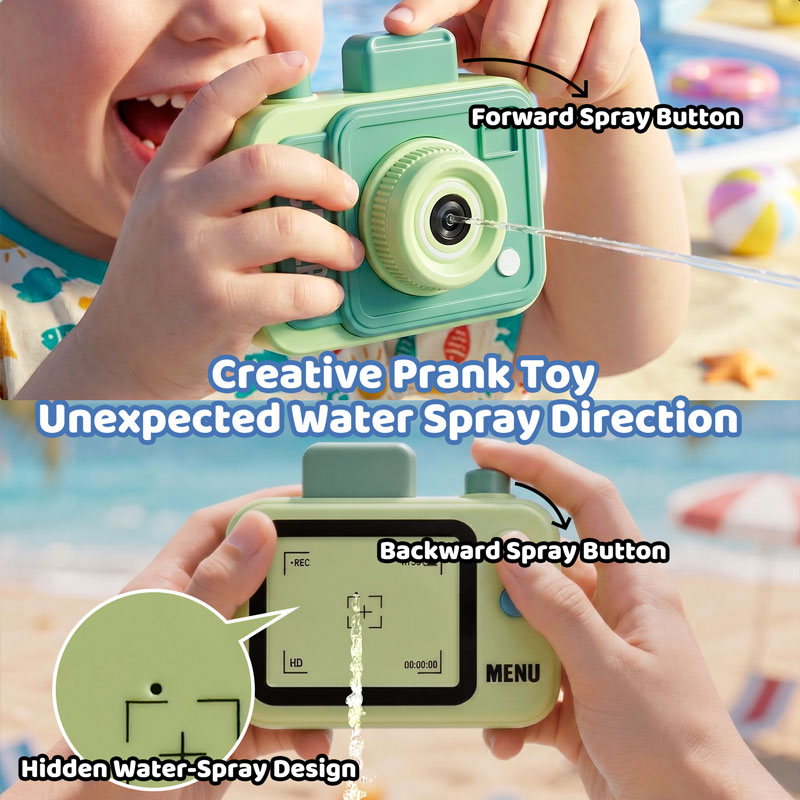 Double-sided Water Gun Camera  - Water Gun Soaker ulasan dan harga