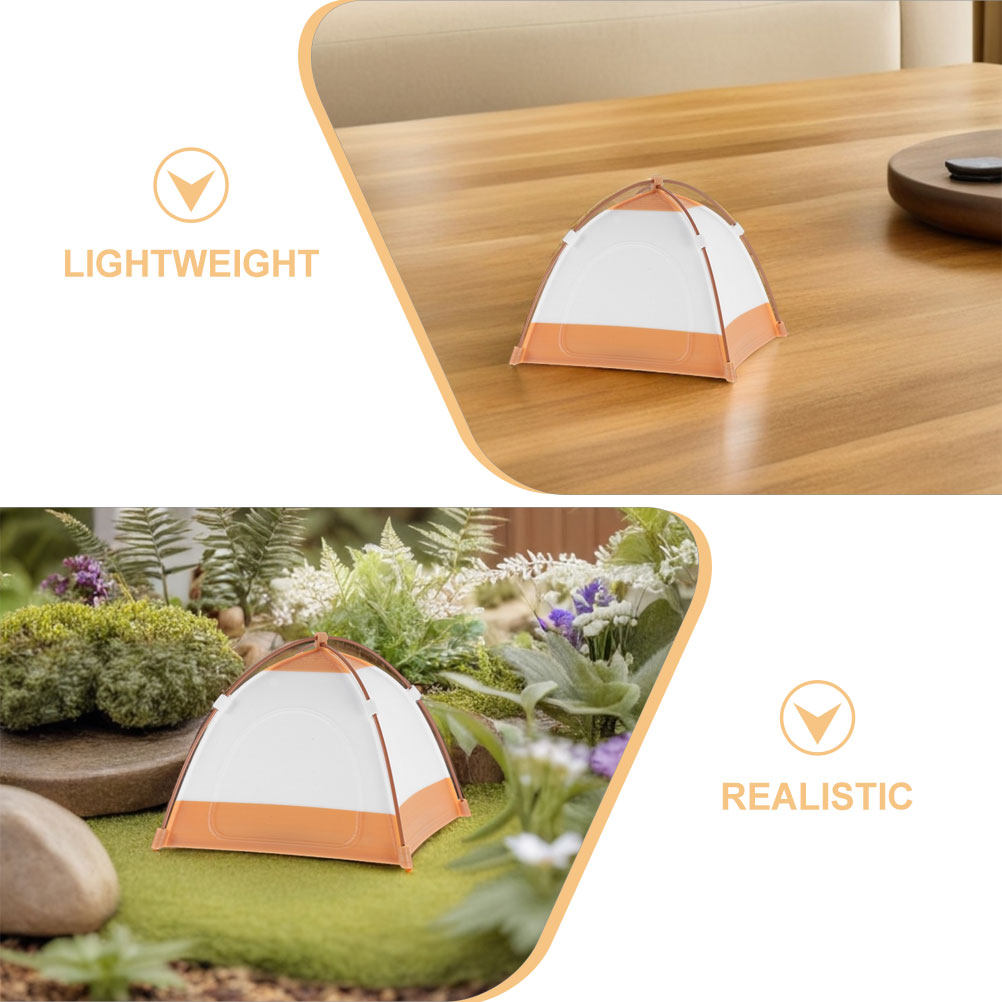 1:12 Scale Miniature Tent Doll - Kids Outdoor Doll House ulasan dan harga