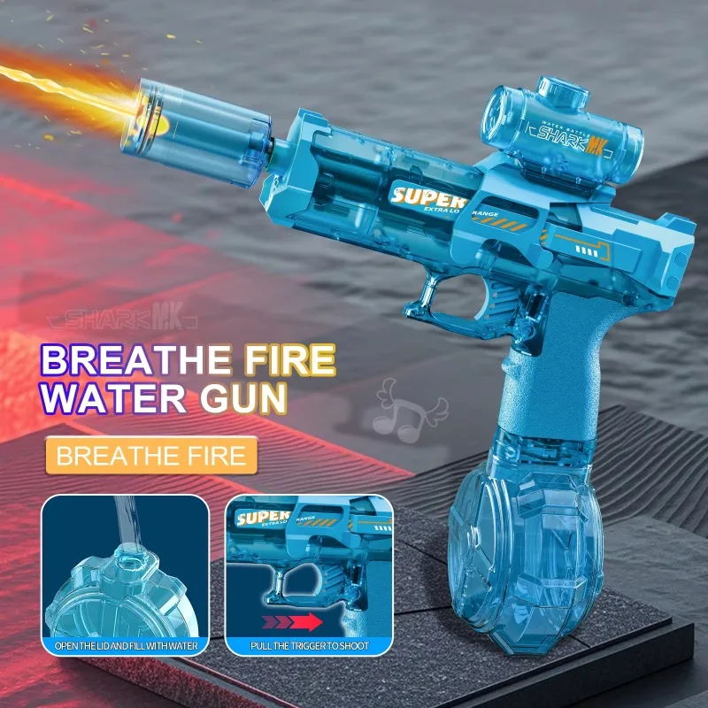 Led Light Emitting Electric Wa - Water Gun Soaker ulasan dan harga