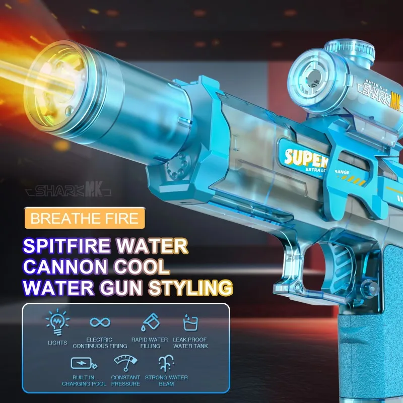 Led Light Emitting Electric Wa - Water Gun Soaker ulasan dan harga