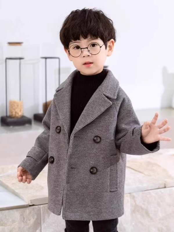 Korea Boys Thick Warm Winter W - Kids Outdoor Jacket ulasan dan harga