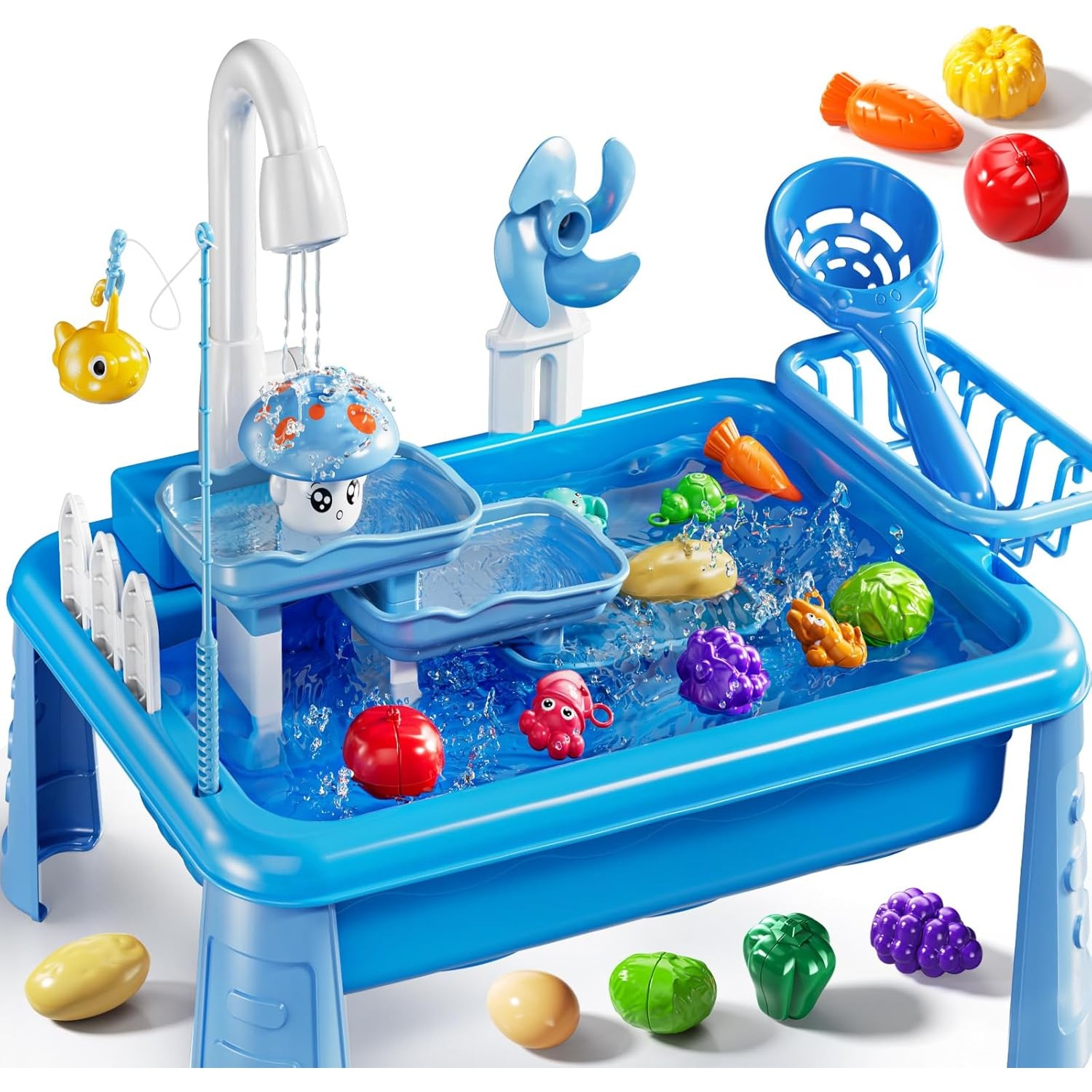 Water Table Play Sink Toy for  - Kids Outdoor Folding Table ulasan dan harga