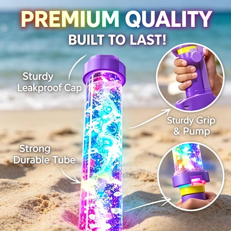 LED Rainbow Glowing Water Gun  - Water Gun Soaker ulasan dan harga