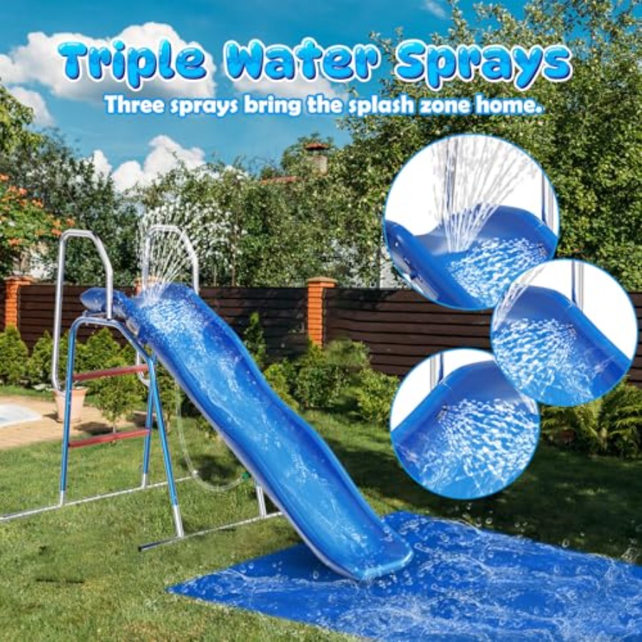 Backyard water slide for kids, - Kids Outdoor Zone ulasan dan harga