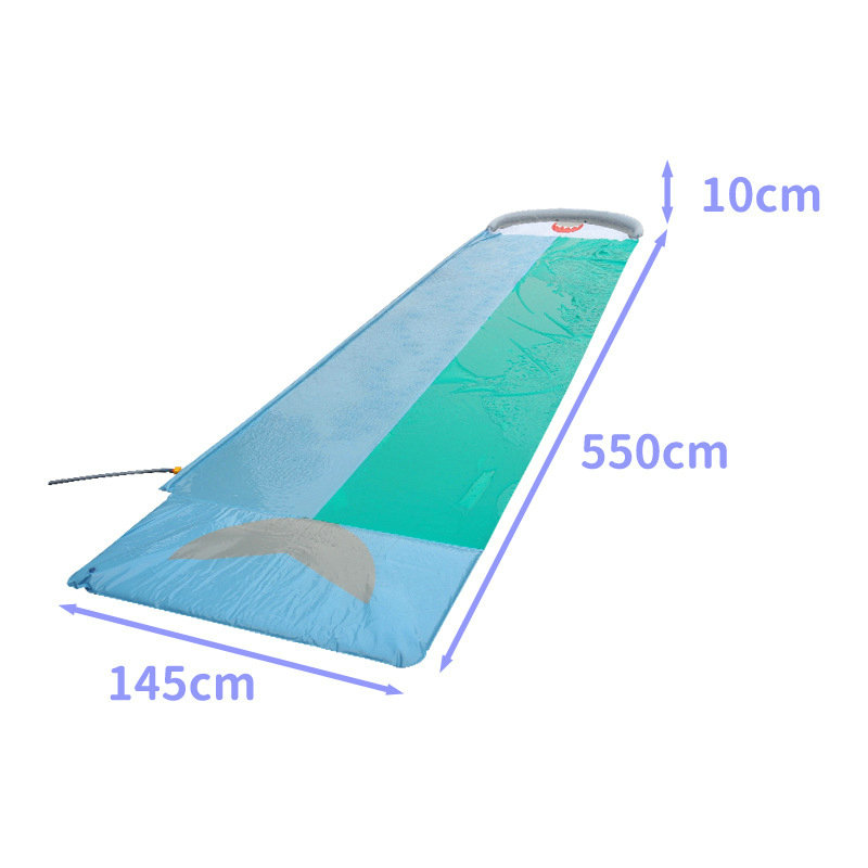 Interactive Shark Water Slide  - Kids Outdoor Mat ulasan dan harga