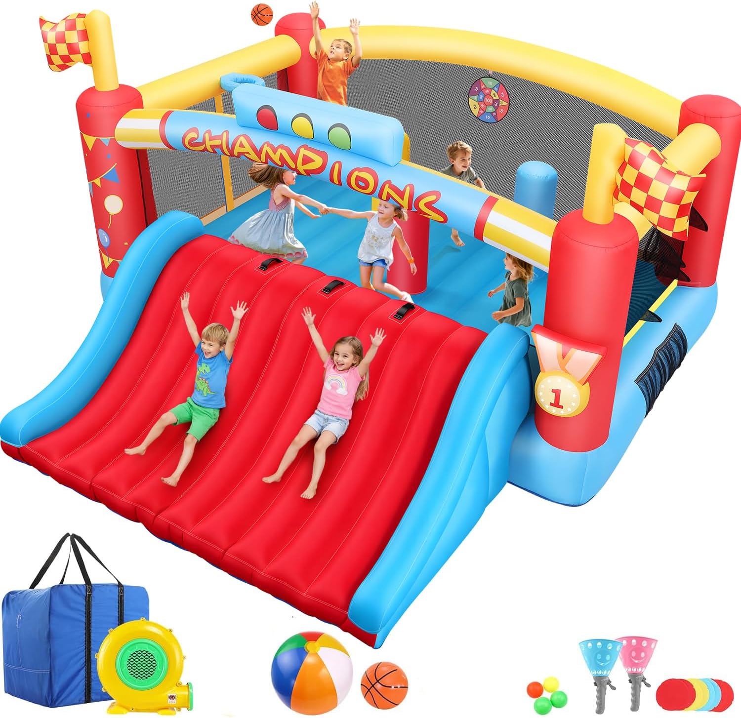 13FT Big Inflatable Bounce Hou - Kids Outdoor Park ulasan dan harga