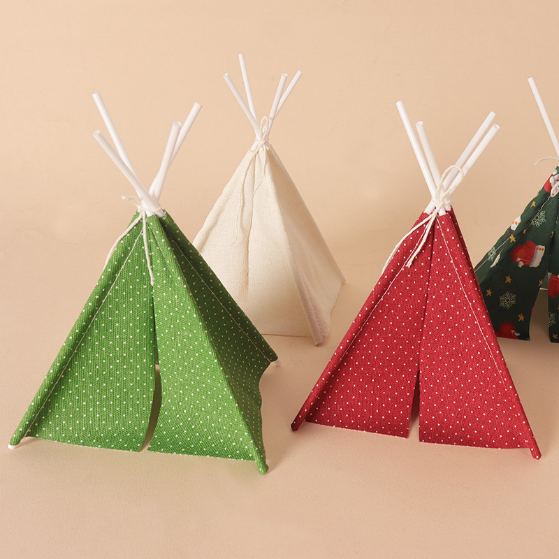 Dollhouse Mini Christmas Campi - Kids Outdoor Doll House ulasan dan harga