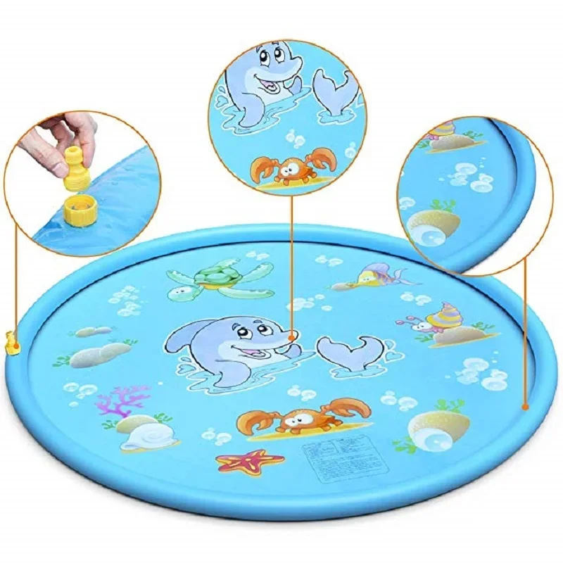 100/170cm Kids Inflatable Wate - Kids Outdoor Mat ulasan dan harga