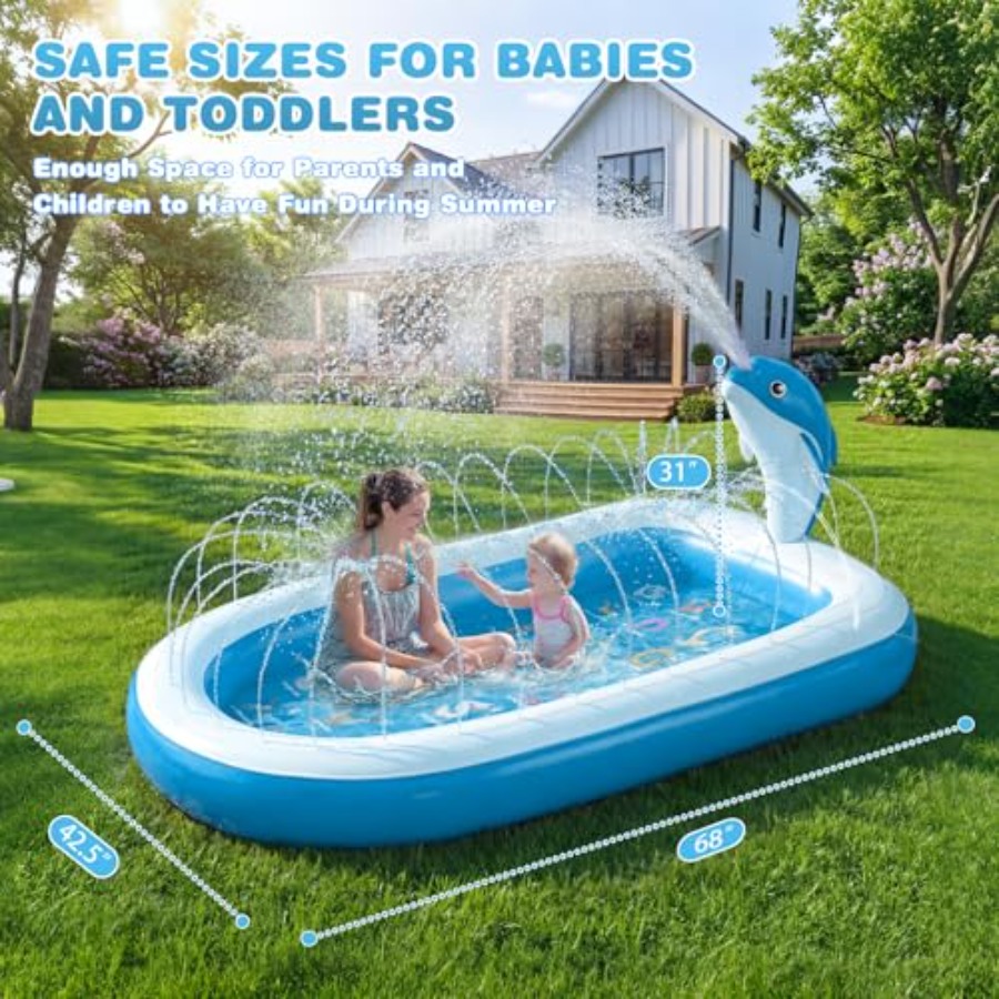 Outdoor splash pad for toddler - Kids Outdoor Mat ulasan dan harga