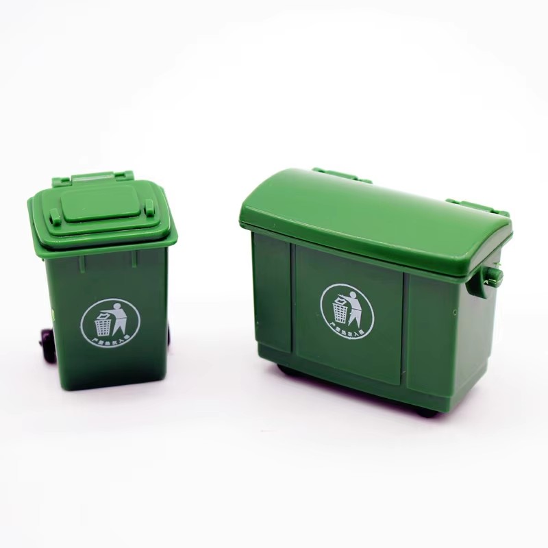 2 Pcs Simulation Curbside Tras - Kids Outdoor Doll House ulasan dan harga