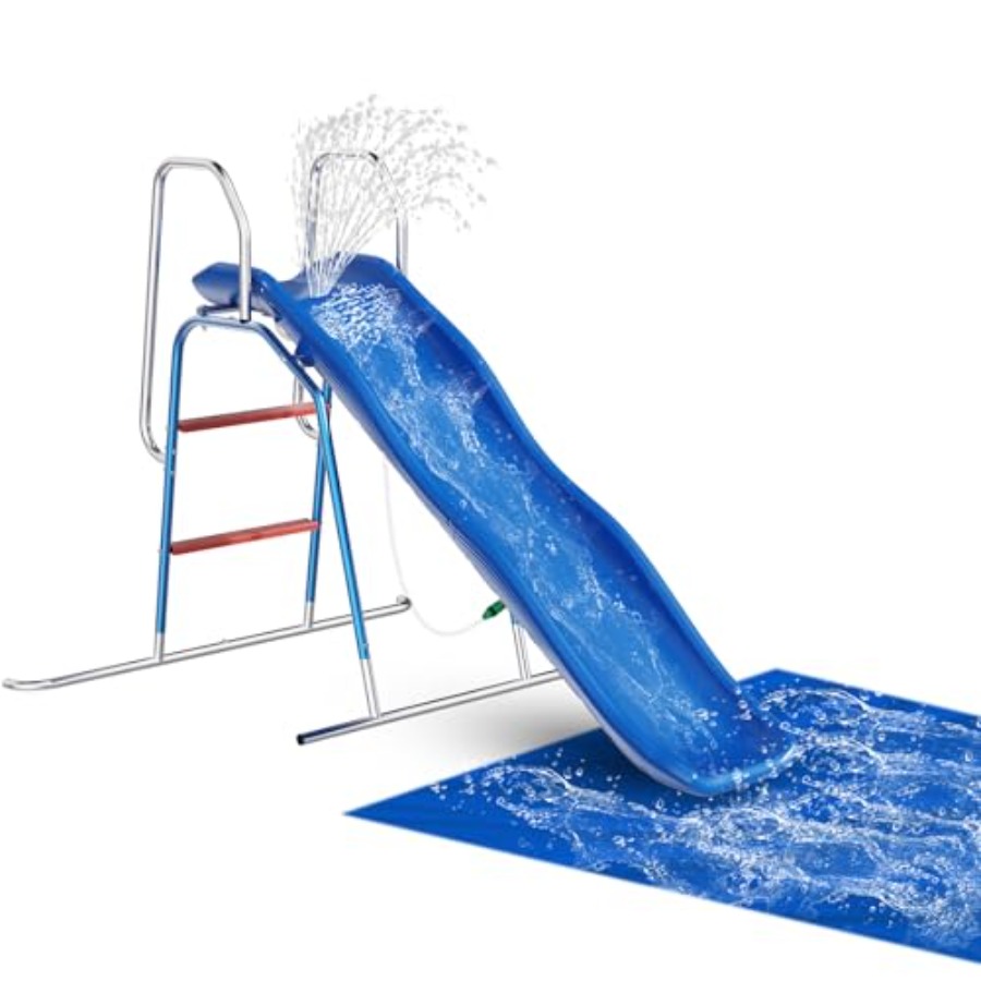 Backyard water slide for kids: - Kids Outdoor Zone ulasan dan harga