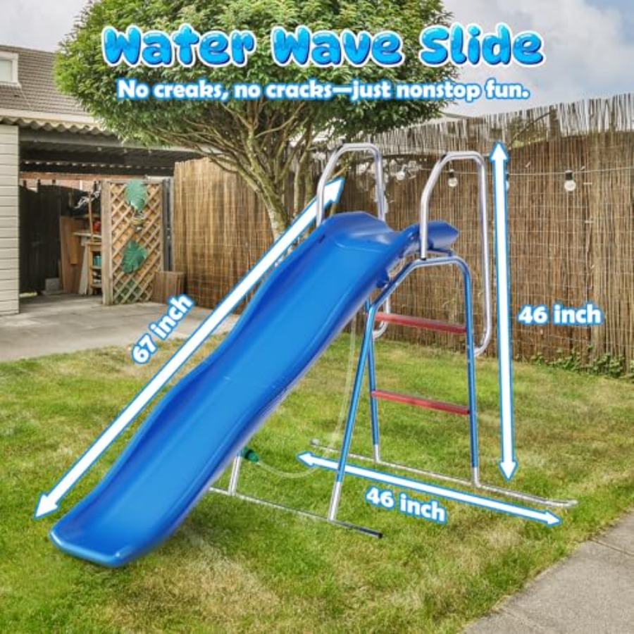 Backyard water slide for kids: - Kids Outdoor Zone ulasan dan harga
